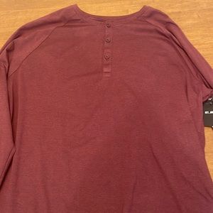 Long sleeve burgundy shirt